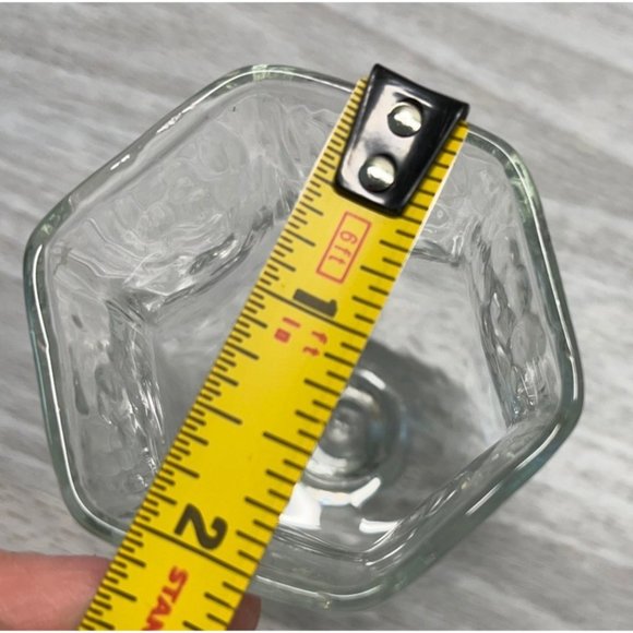 Vintage Hurricane Taper Candlesticks Lot of 2 Votive Glass Candle Holders - Picture 5 of 8